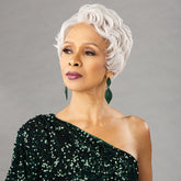 Sensationnel Platinum Glow Human Hair Blend 13x6 Glueless BARELUXE Lace Wig - DELPHINE